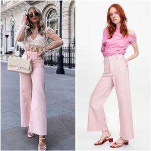 Zara Marine jeans in pale pink